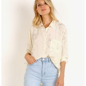 Astr Agnes Sketch Top - XS Brand New Tags On